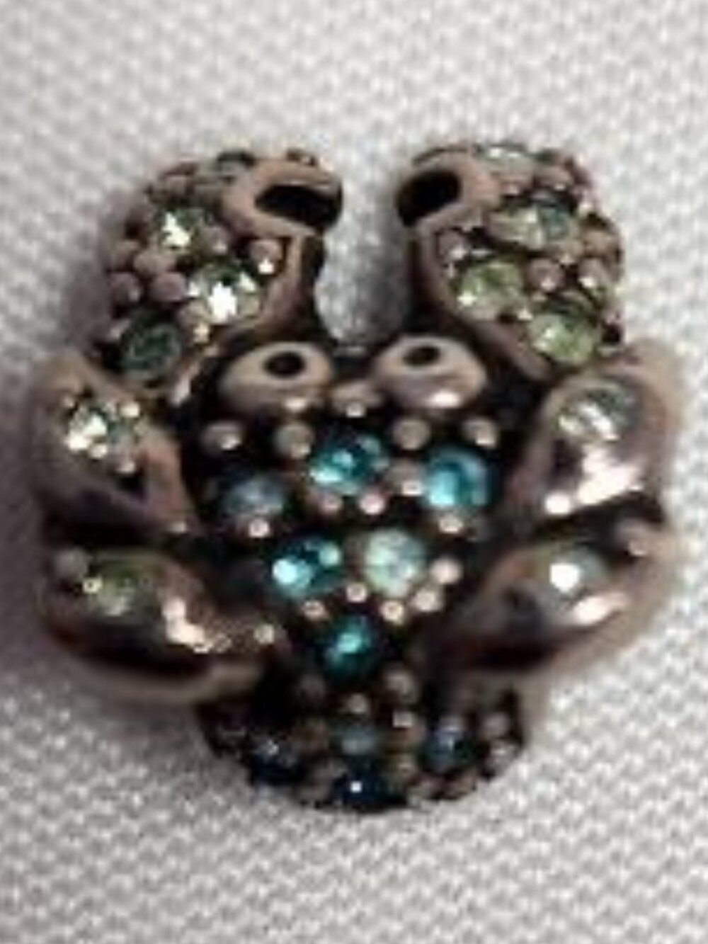 Chamilia Sterling Silver Rare Blue Crab Charm